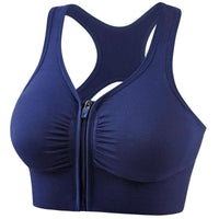 Plus size MANDOTOS shockproof push-up sports bra for running, yoga, and fitness with supportive, comfortable design.