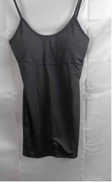 Mandotos women's spaghetti strap shorts jumpsuit for yoga, workout, and fitness with a tight fit and sporty, fashionable design.