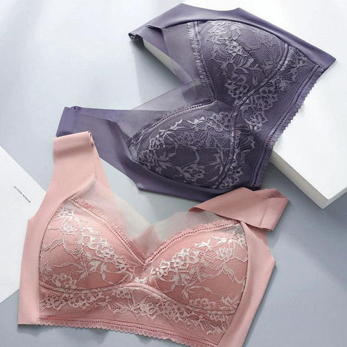 Mandotos Summer Breeze Ice Silk Seamless Bra showing soft, breathable fabric and smooth fit for comfortable everyday wear.