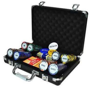 Mandotos Texas Holdem poker chips coin set featuring baccarat, Las Vegas, Mahjong hall tokens, wheat ears design, 14g weight.