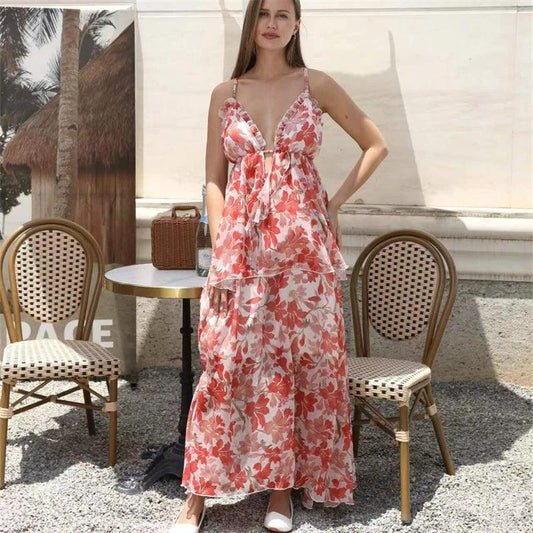 Women's simple fashion dress by MANDOTOS, lightweight and casual, featuring a clean, elegant design perfect for everyday wear.