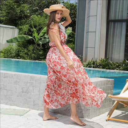 Women's simple fashion dress by MANDOTOS, featuring a relaxed fit and versatile style, shown in a natural pose.