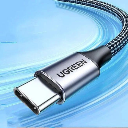 Mandotos double-ended Type-C data and charging cable with male-to-male connectors, compact and suitable for fast PD charging.