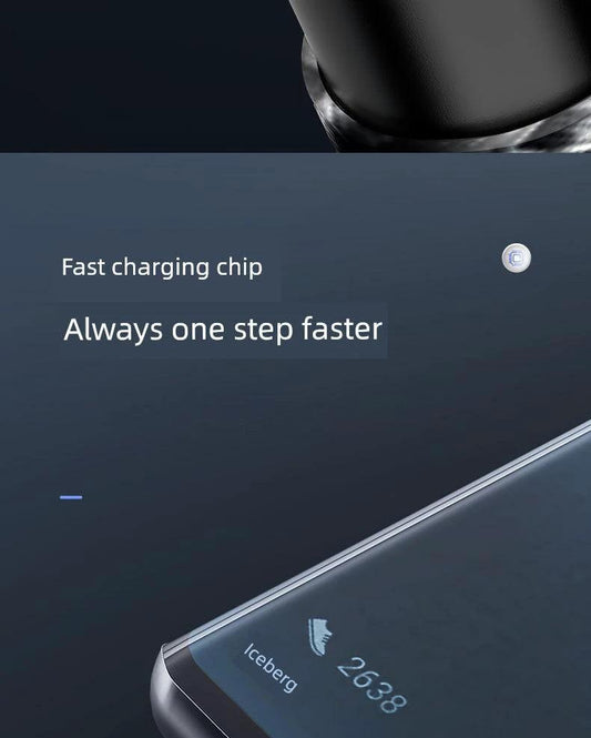 MANDOTOS double-headed Type-C data cable for mobile, computer, or car use, 2 meters long, supports fast charging and data transfer.