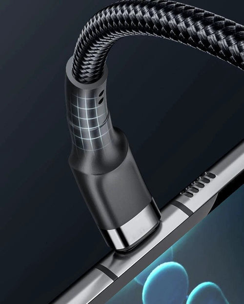 Mandotos double-headed USB Type-C data cable for mobile phones, computers, and cars, 2m long, fast charging and universal compatibility.