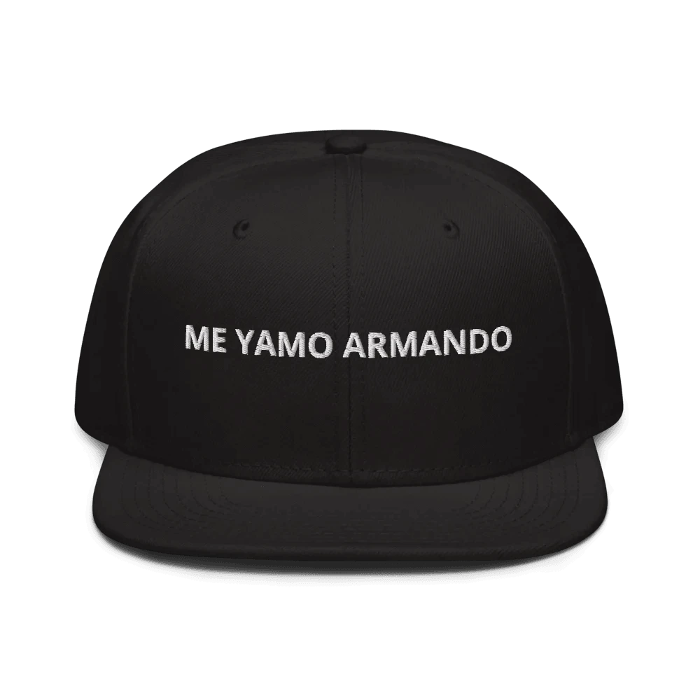 Mandotos DreamFit Snapback hat in style 125-978 with adjustable strap, black brim, and embroidered logo on front.
