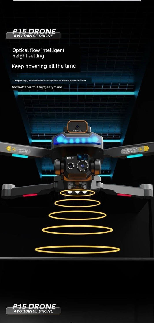Mandotos HD drone for aerial photography with remote control, quadcopter design capturing high-quality images from the sky.