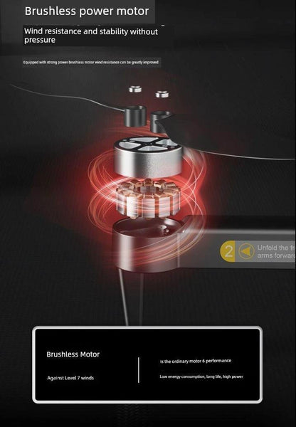 MANDOTOS HD drone for aerial photography, remote control quadcopter with camera, ready for capturing high-quality aerial images.