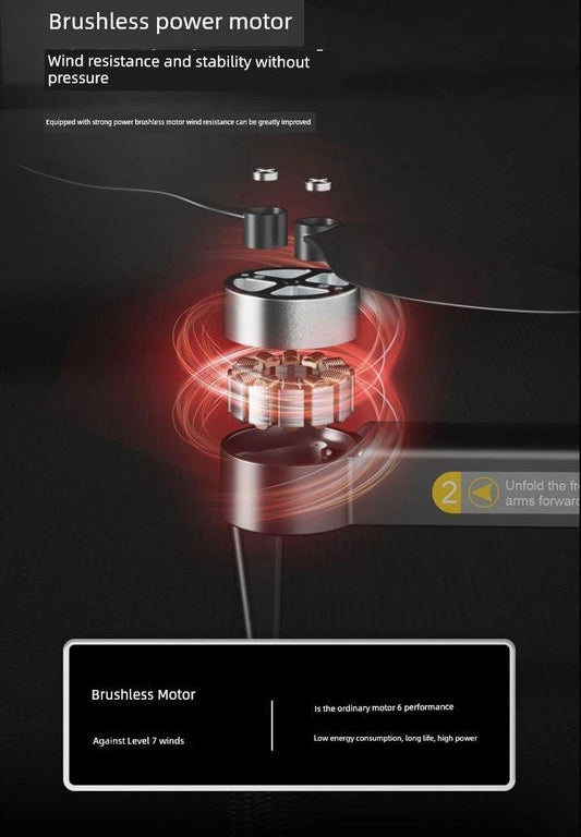 MANDOTOS HD drone for aerial photography, remote control quadcopter with camera, ready for capturing high-quality aerial images.
