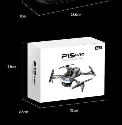 Mandotos HD drone for aerial photography with remote control, quadcopter design, showcasing camera and sleek drone body.