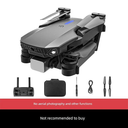MANDOTOS HD drone for aerial photography, remote control quadcopter with camera and four rotors in flight.