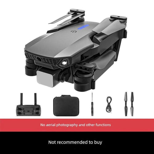 MANDOTOS HD drone for aerial photography, remote control quadcopter with camera and four rotors in flight.