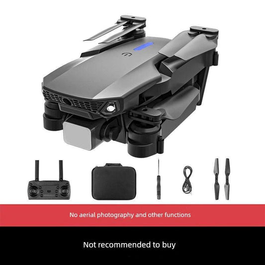 MANDOTOS HD drone for aerial photography, remote control quadcopter with camera and four rotors in flight.
