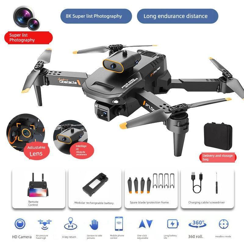 MANDOTOS HD drone for aerial photography, remote control quadcopter with camera, compact design, suitable for capturing high-quality aerial images.