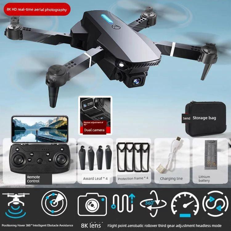 Mandotos HD drone for aerial photography with remote control, quadcopter design, capturing high-quality images from the sky.