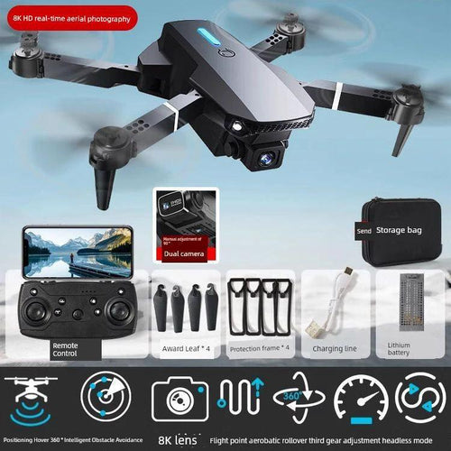 Mandotos HD drone for aerial photography with remote control, quadcopter design, capturing high-quality images from the sky.
