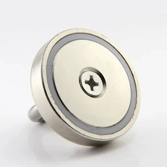 Mandotos Dual Power Treasure Magnets with strong magnetic tips and dual power design for collecting metal objects and treasure hunting.