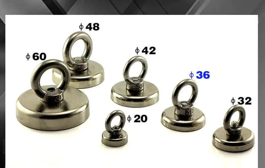 Mandotos Dual Power Treasure Magnets with magnetic and mechanical features, shown in a close-up view.