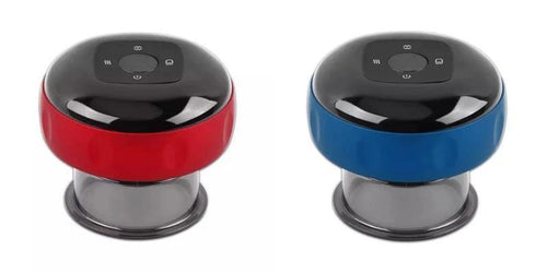 Mandotos electric cupping massage device with modern vacuum therapy, showing its sleek design and multiple cup attachments.