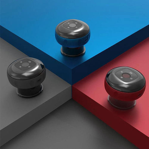 Mandotos electric cupping massage device with ergonomic design for vacuum therapy and muscle relief.
