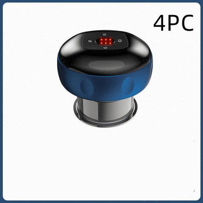 Mandotos electric cupping massage device for vacuum therapy, with multiple cups and modern design for pain relief and muscle relaxation.