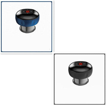 Mandotos electric cupping massage device for vacuum therapy, showing the handheld device with control buttons and suction cups.