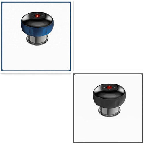 Mandotos electric cupping massage device for vacuum therapy, showing the handheld device with control buttons and suction cups.