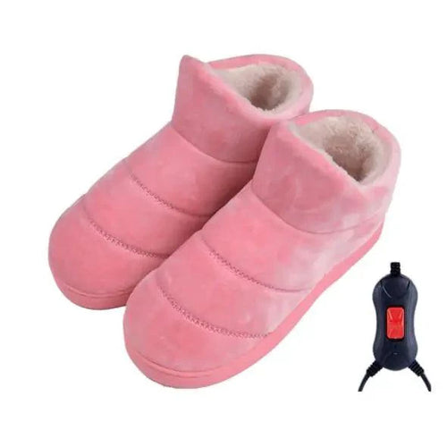Mandotos electric heated shoes with insulated design and heating elements for warmth and comfort.