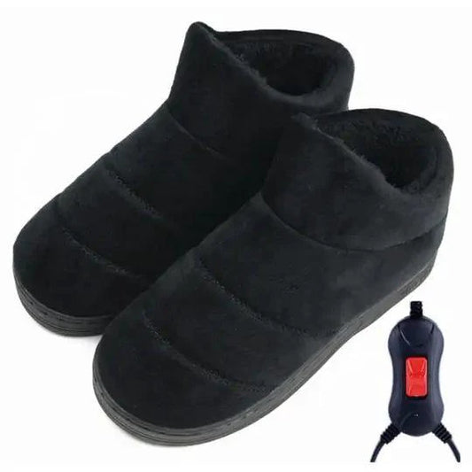 Mandotos electric heated shoes with insulated design and adjustable temperature controls for winter warmth.
