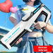 Mandotos electric water gun for adults, powerful automatic water blaster ideal for summer outdoor beach fun.