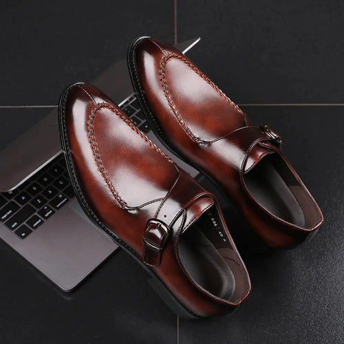 Elegant leather Oxfords by MANDOTOS featuring classic design and polished finish, perfect for formal or stylish occasions.