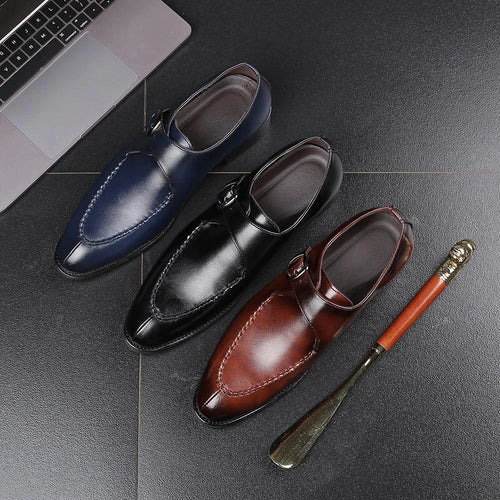 Elegant leather Oxfords by MANDOTOS featuring classic design and polished finish, perfect for formal and stylish occasions.