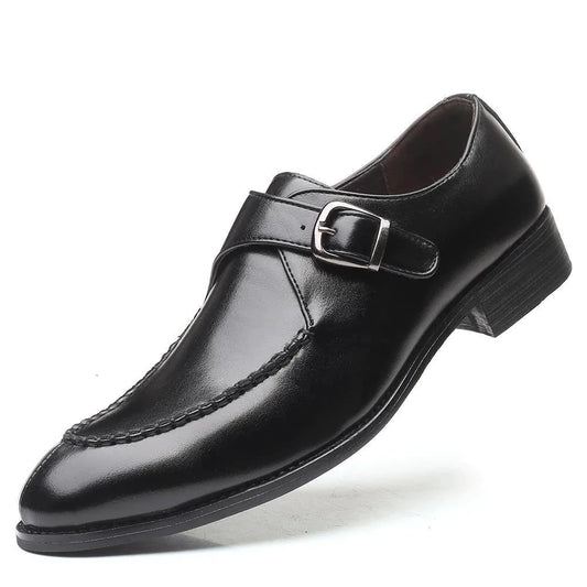 Leather Oxfords by MANDOTOS, showcasing polished elegant men's dress shoes with classic lace-up design and smooth leather finish.