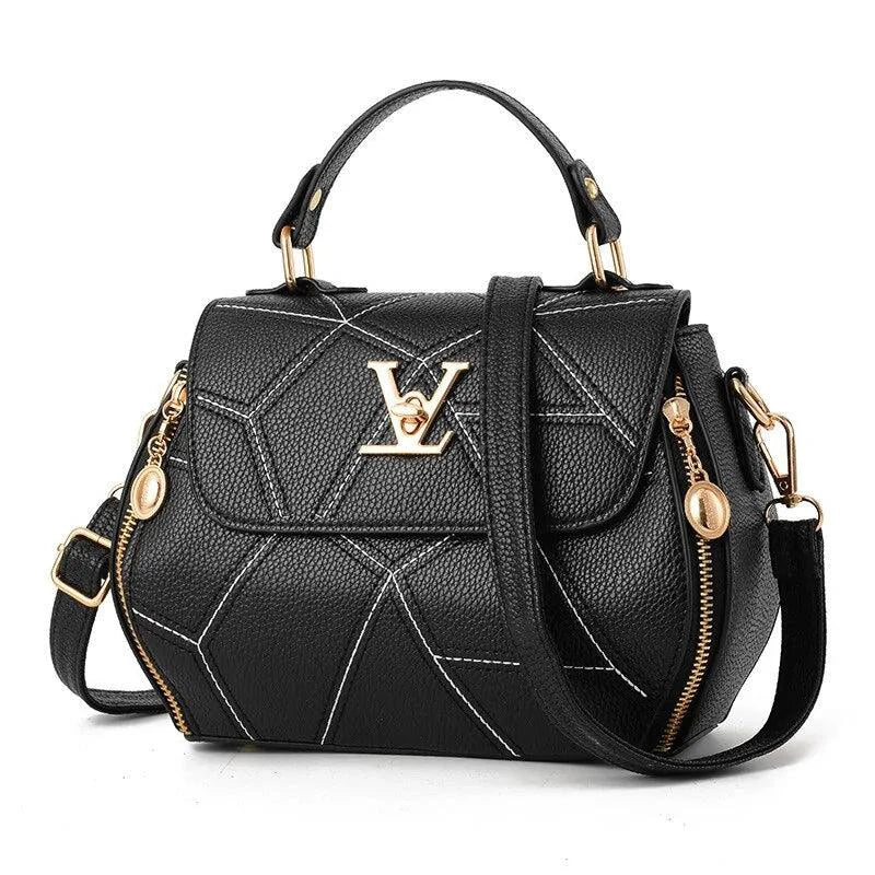 Elegant leather tote bag by MANDOTOS featuring a sleek design, sturdy handles, and spacious interior for everyday use.