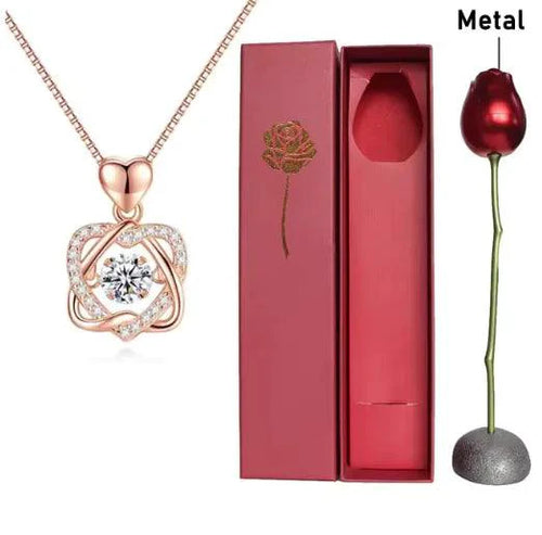 Rose gold heart necklace by MANDOTOS featuring a delicate chain and charming heart pendant, ideal for elegant jewelry styling.