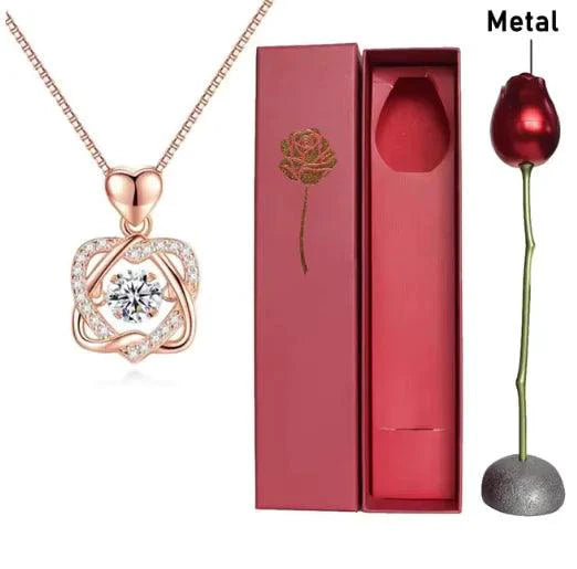 Rose gold heart necklace by MANDOTOS featuring a delicate chain and charming heart pendant, ideal for elegant jewelry styling.