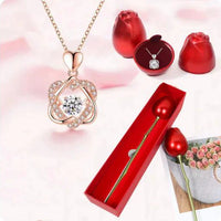 Elegant rose gold heart necklace by MANDOTOS featuring a delicate chain and a polished heart pendant.