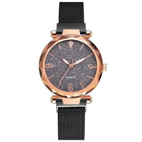 Elegant Rose Gold MANDOTOS timepiece with a sleek round dial and stylish strap, perfect for sophisticated wristwear.