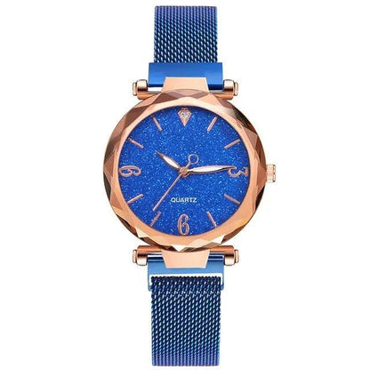 Elegant rose gold MANDOTOS timepiece with a sleek watch face and stylish band, showcasing luxury and craftsmanship.