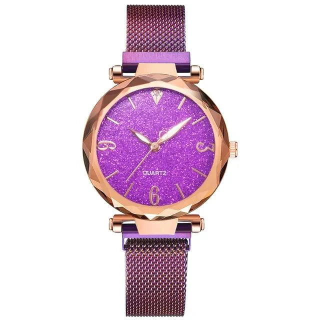 Mandotos elegant rose gold timepiece with sleek design and matching band, showcasing a stylish and sophisticated watch face.