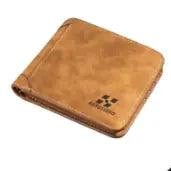 Mandotos Elite Fold Leather Wallet showing multiple card slots and sleek black leather finish.
