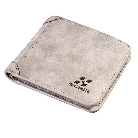 Mandotos Elite Fold Leather Wallet with multiple card slots and sleek design, showcasing high-quality brown leather.