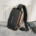 Mandotos Elite Leather Sling Bag featuring a sleek design with adjustable strap and premium leather finish.