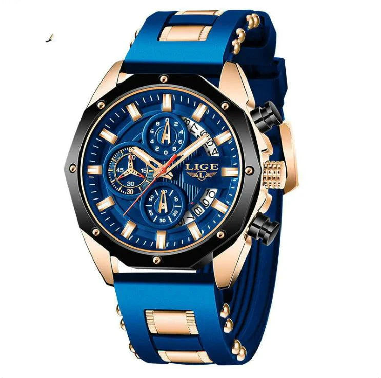 Mandotos Elite Silicone Sports Chronometer with digital display and durable silicone strap for athletes and fitness enthusiasts.