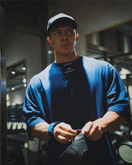 Mandotos Japan & UK cotton shirt for gym, featuring a comfortable fit and stylish design, ideal for active wear and casual workouts.