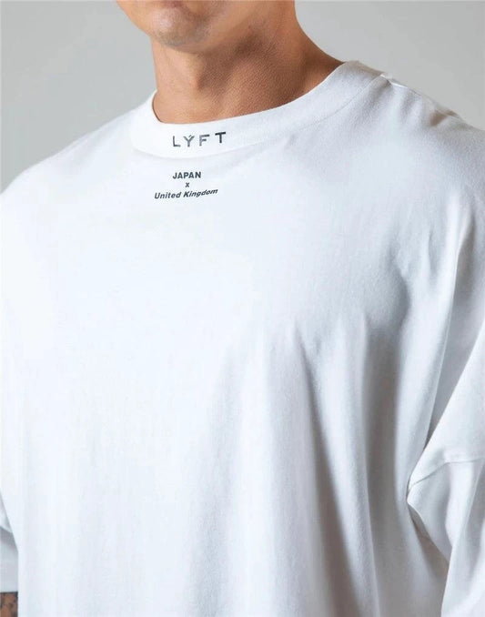 Mandotos Japan&UK cotton shirt for gym, featuring a comfortable fit and stylish design, ideal for activewear and casual exercise.