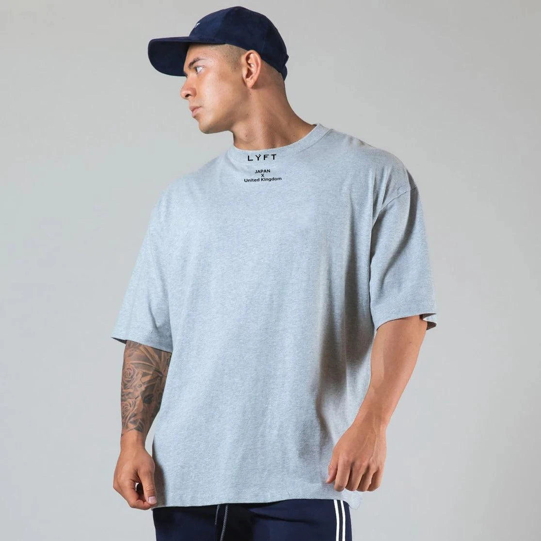 Mandotos Japan & UK cotton shirt for gym, featuring a comfortable fit and stylish design for active wear.