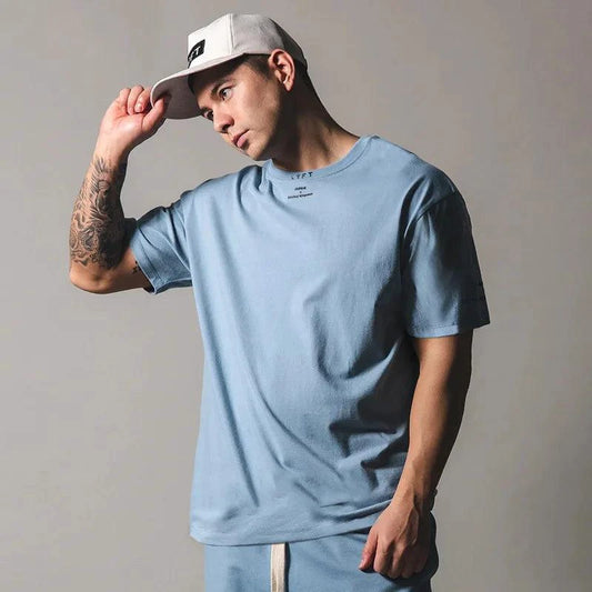 Mandotos Japan&UK cotton shirt for gym, featuring a comfortable fit and stylish design ideal for workout and casual wear.