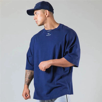 Mandotos Japan & UK cotton shirt designed for gym wear, featuring a comfortable fit and stylish athletic look.
