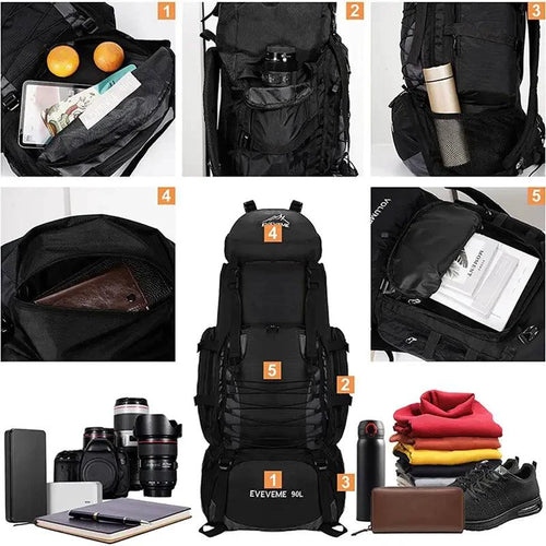 Mandotos Expedition Pro Backpack with multiple compartments, adjustable straps, and durable design for outdoor adventures.